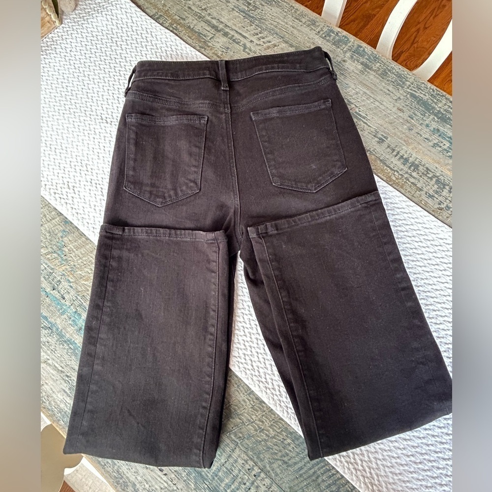 Athleta Black Stretch Jeans Like New Size 6 - Picture 5 of 6